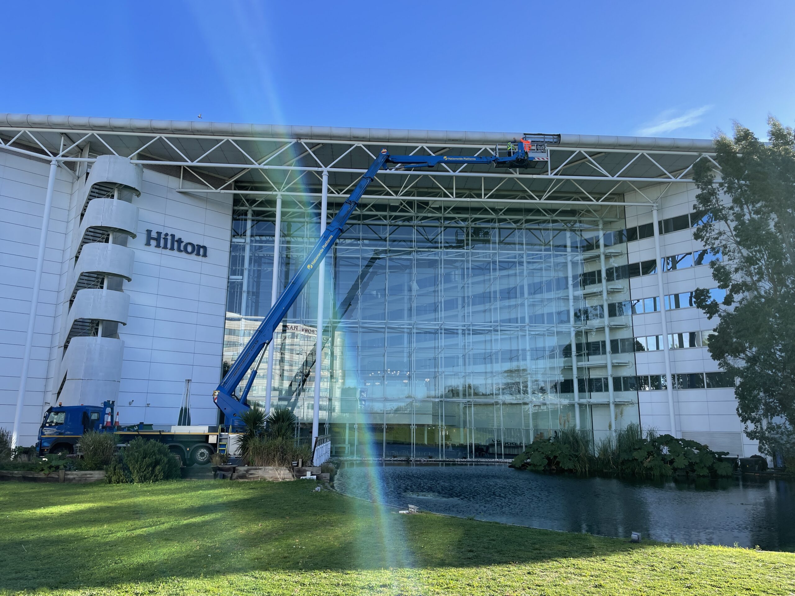 Hilton Heathrow Cherry picker works 1 scaled